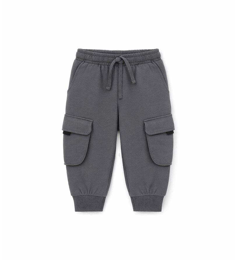 Boy - Trousers with pockets 9 - 12 M Grey