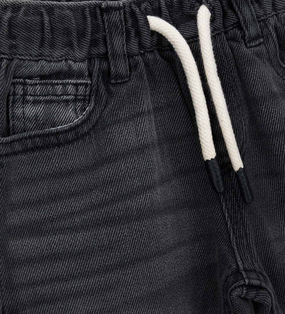 Boy - Jeans with drawstring 9 - 12 M Denim