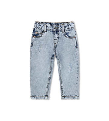 Boy - 5-pocket jeans 9 - 12 M Denim