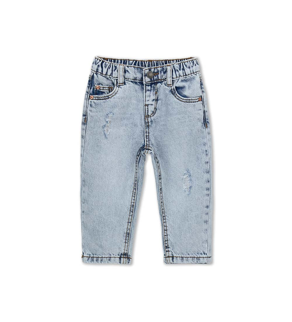 Boy - 5-pocket jeans 9 - 12 M Denim