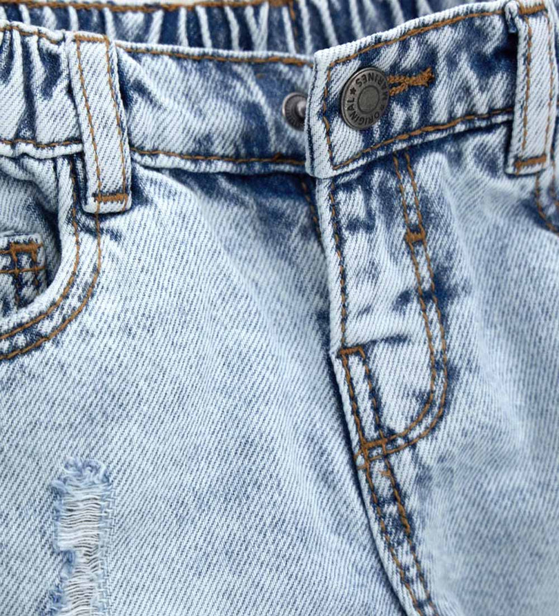 Boy - 5-pocket jeans 9 - 12 M Denim
