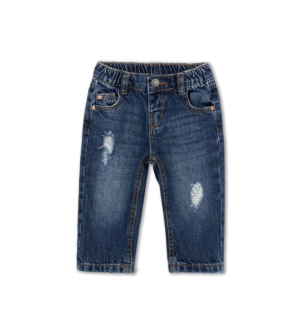 Boy - 5-pocket jeans 9 - 12 M Denim