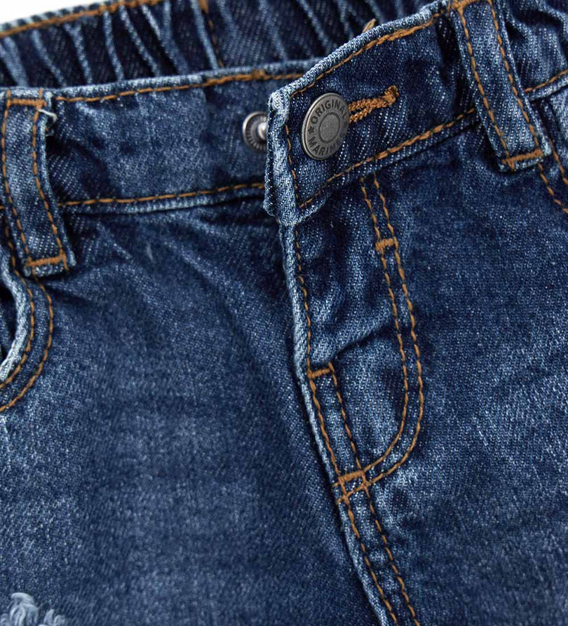 Boy - 5-pocket jeans 9 - 12 M Denim