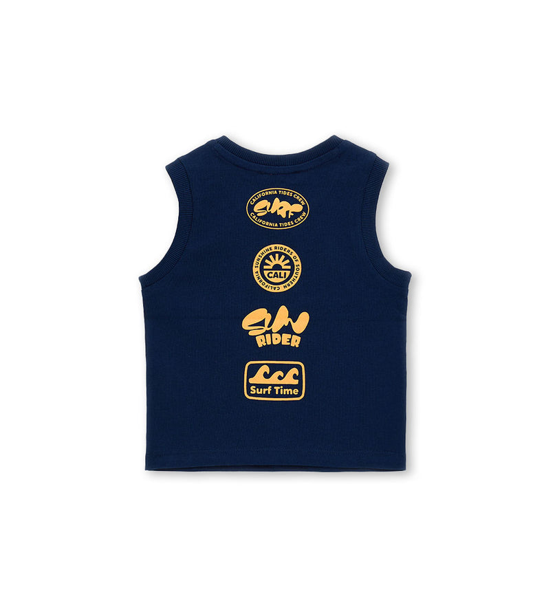 Boy - Sleeveless T-shirt 9 - 12 M White