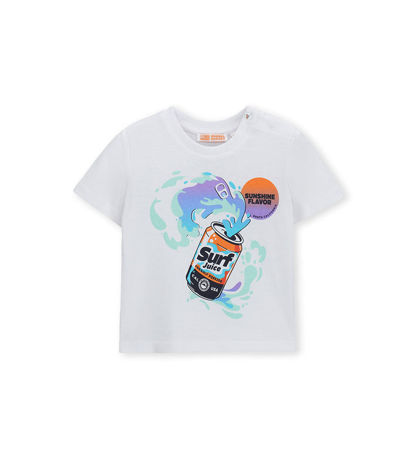 Boy - Printed T-shirt 9 - 12 M White