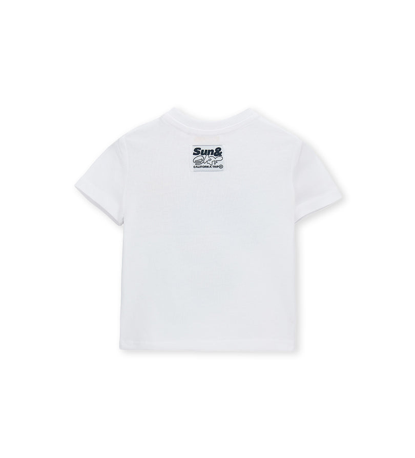 Boy - Printed T-shirt 9 - 12 M White