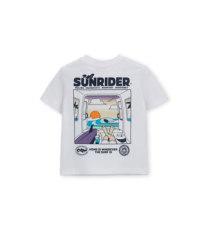 Boy - Printed T-shirt 9 - 12 M Orange