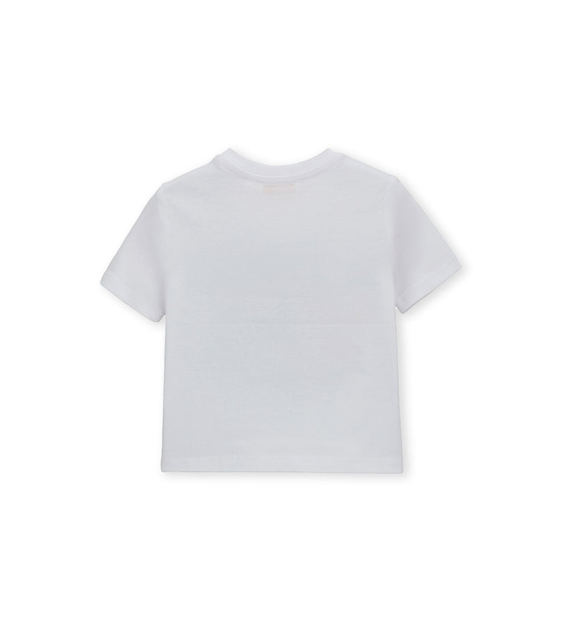 Boy - T-shirt with pocket 9 - 12 M White