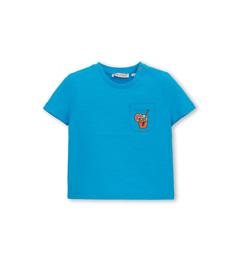 Boy - T-shirt with pocket 9 - 12 M White