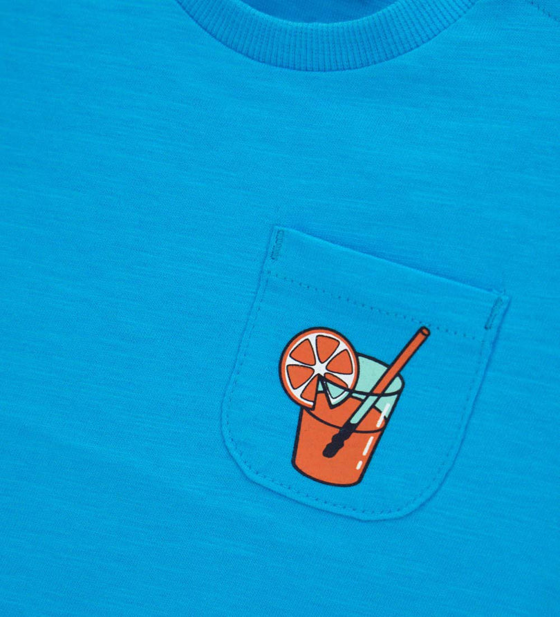 Boy - T-shirt with pocket 9 - 12 M White