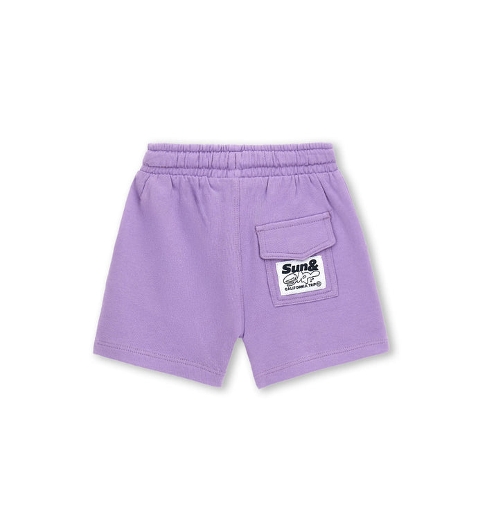 Boys' Bermuda shorts with pockets 18 - 24 M Purple - 18 -24 M | Original Marines UAE