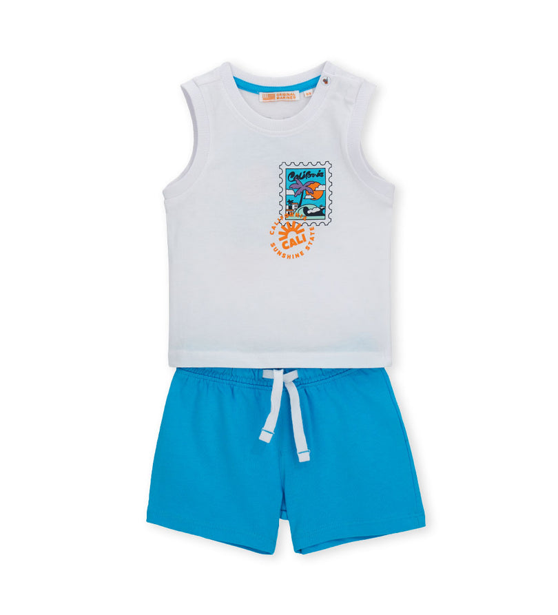 Boy - Crew Neck T-shirt and Bermuda shorts set