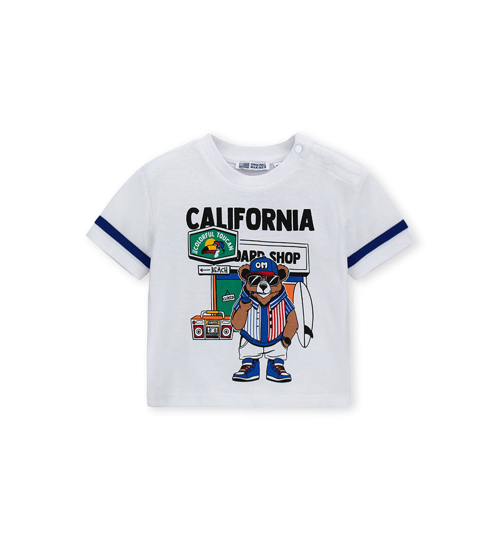 Boy - Printed T-shirt 9 - 12 M White