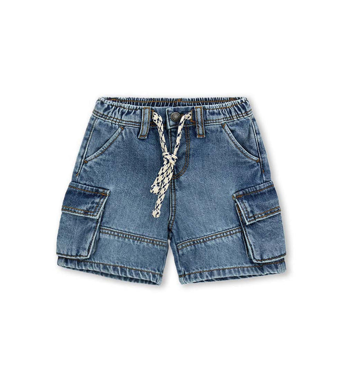 Boys' Denim bermuda Shorts - 9 - 12 M | Original Marines UAE