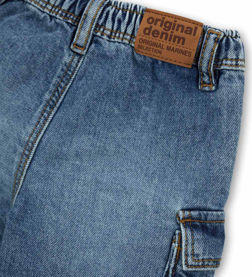 Boys' Denim bermuda Shorts 18 - 24 M Denim - 18 -24 M | Original Marines UAE