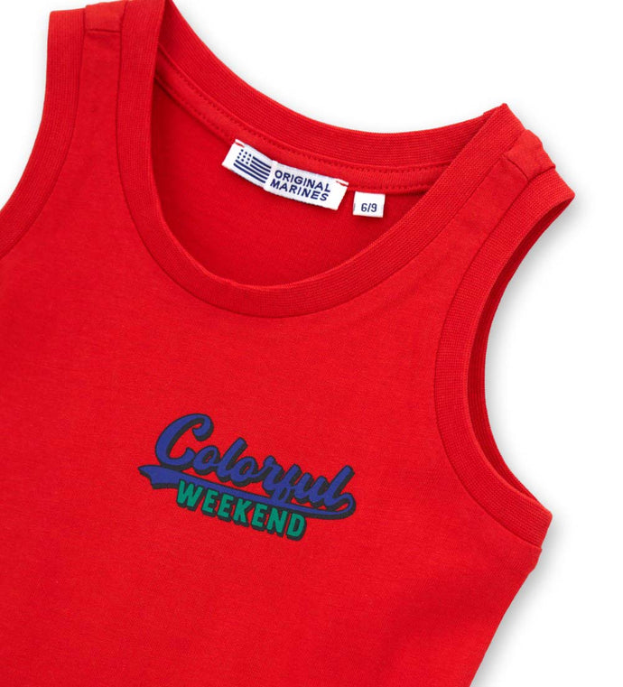 Boy - Tank top and v shorts set
