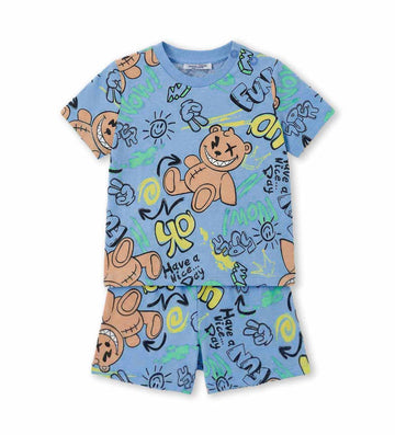 Boy - Printed Short cotton pajamas