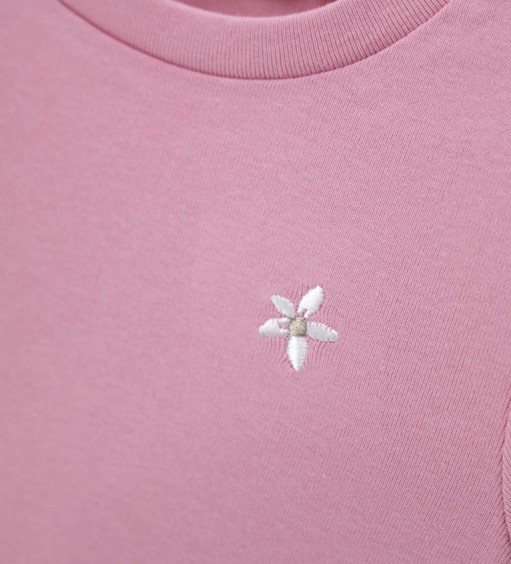 Girl - T-shirt with embroidery  9 - 12 M Beige