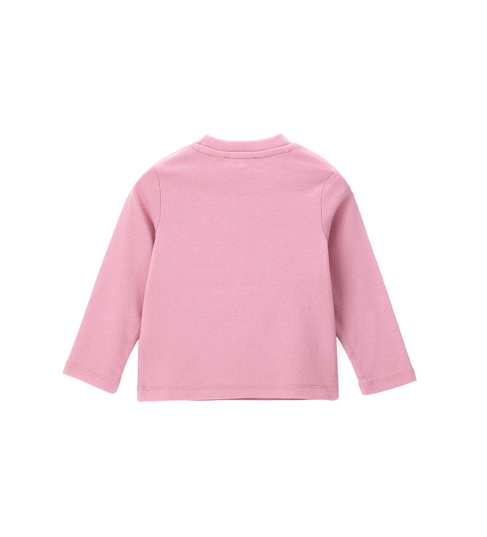 Girl - T-shirt with embroidery  9 - 12 M Beige