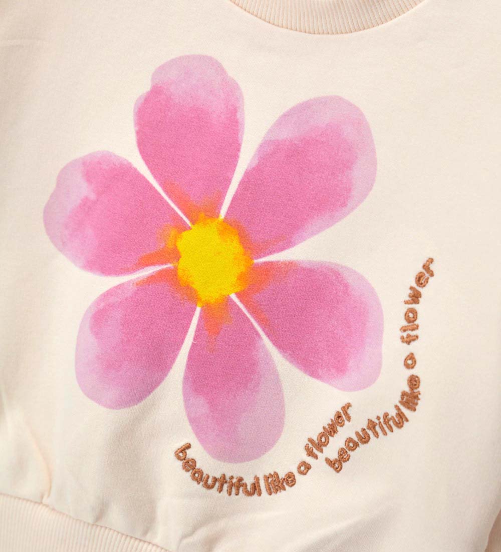 Girl - Crewneck sweatshirt 9 - 12 M Beige