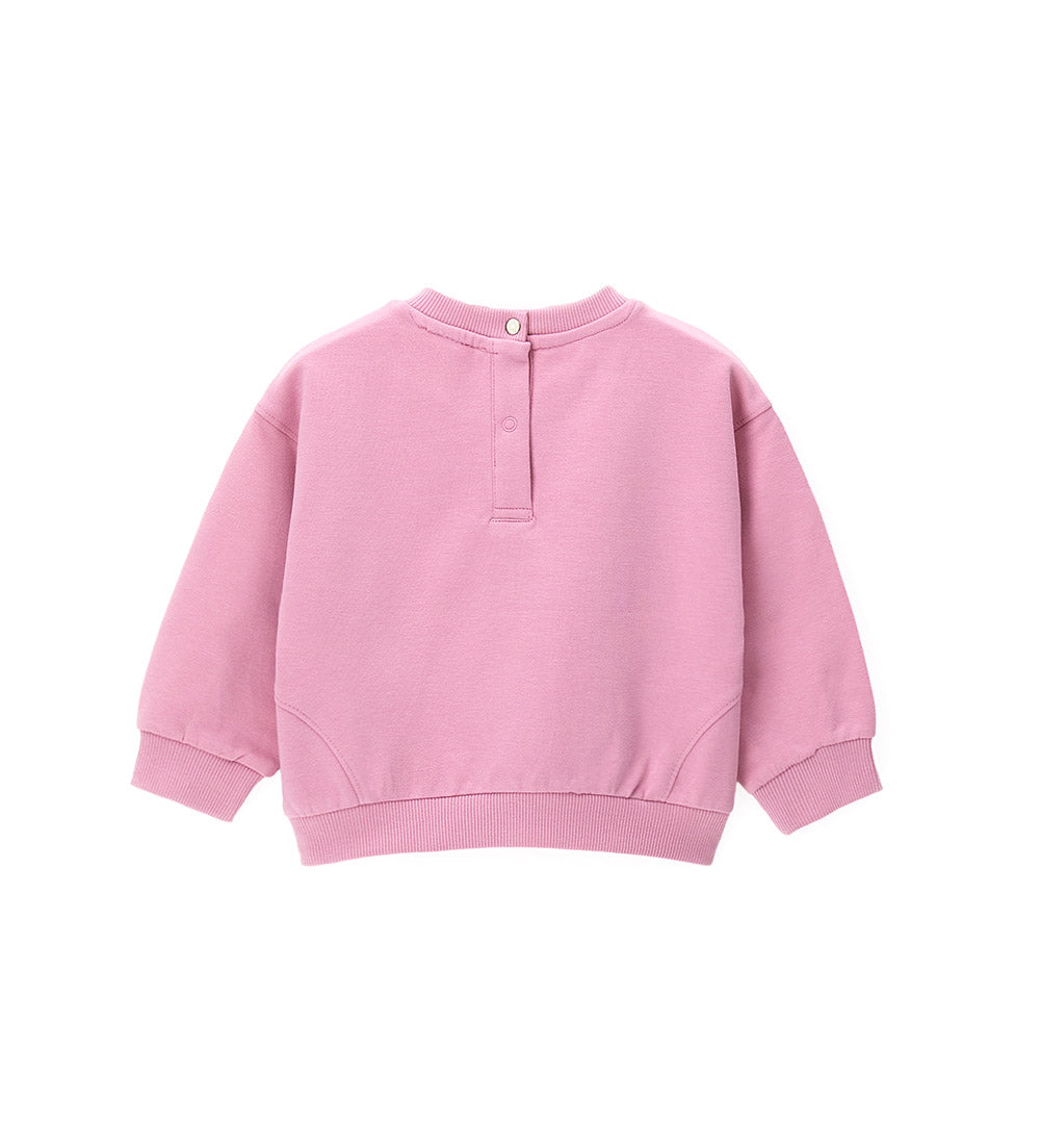 Girl - Crewneck sweatshirt 9 - 12 M Beige