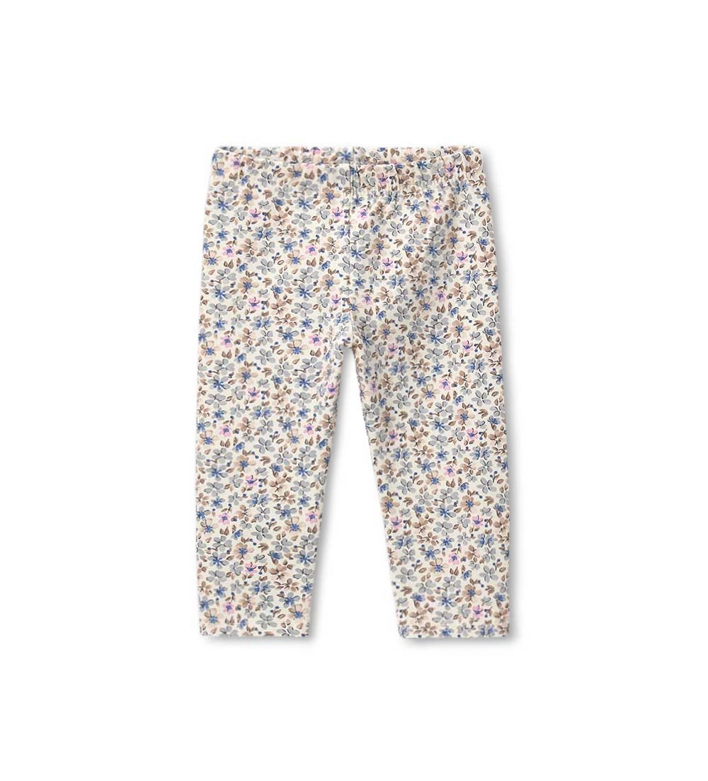 Girl - Denim-Effect leggings 9 - 12 M Blue