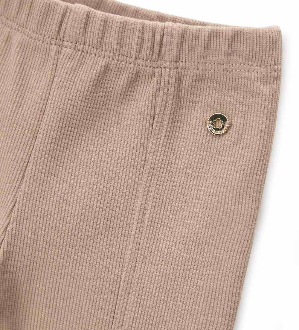 Girl - Flared leggings 9 - 12 M Beige