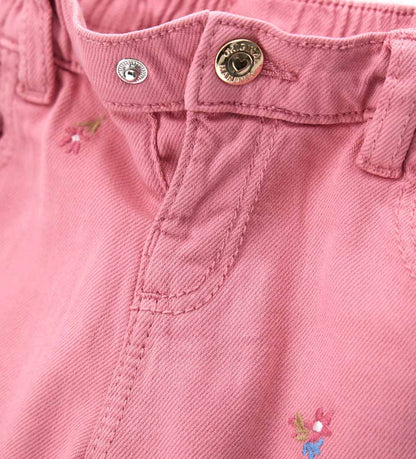 Girl - Floral pants 9 - 12 M Beige