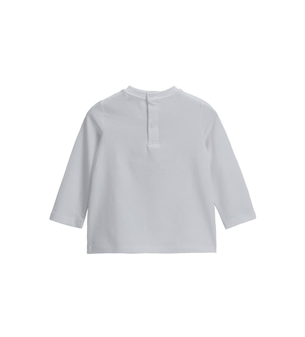 Girl - Ruffle T-shirt White 9 - 12 M