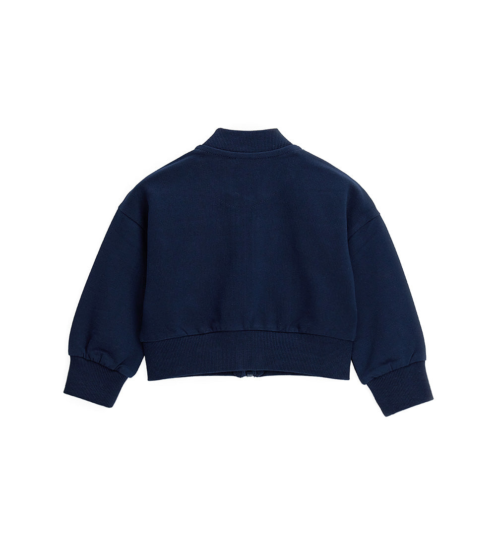 Girl - Zip-up sweatshirt Blue 9 - 12 M