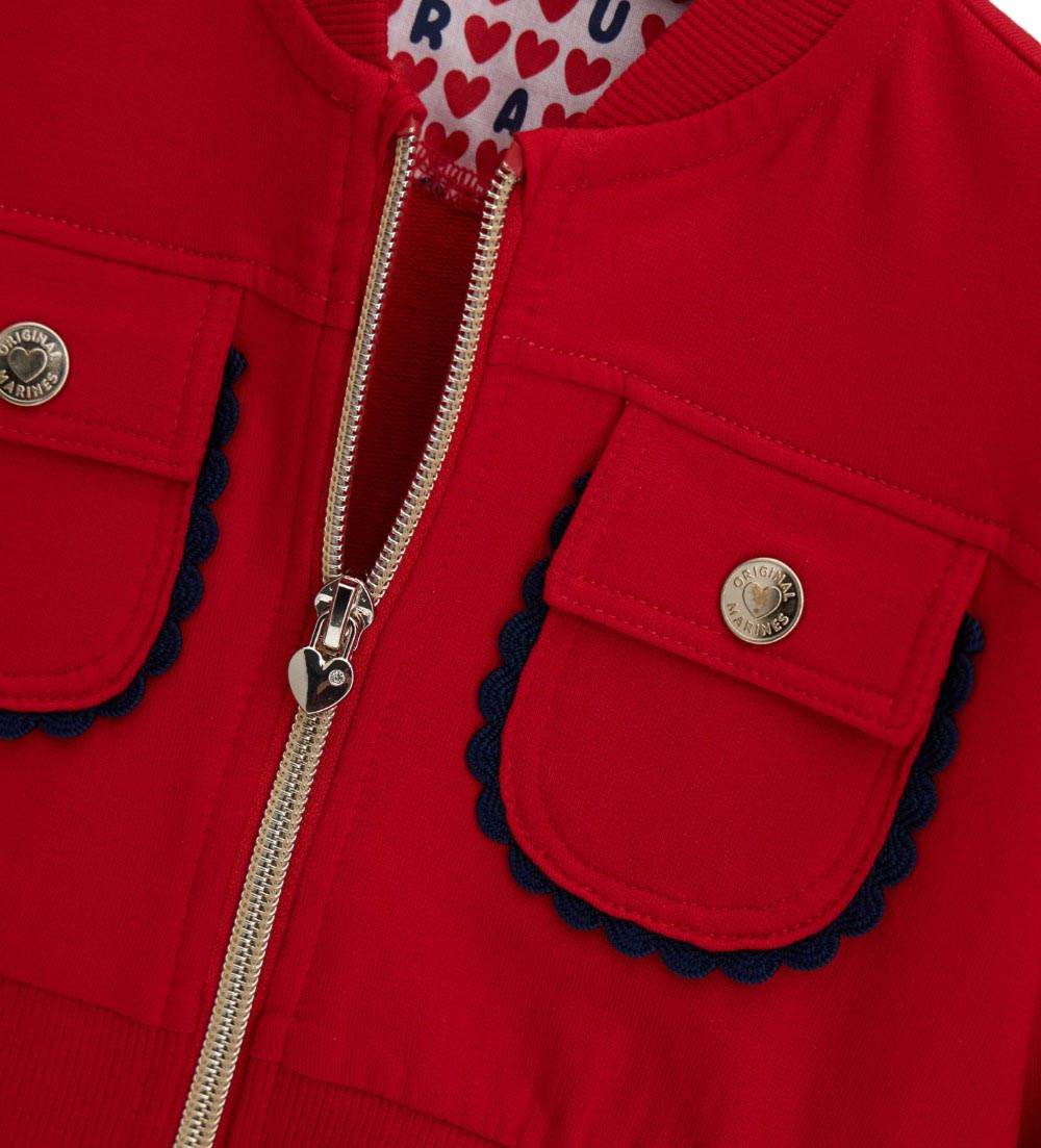 Girl - Zip-up sweatshirt Blue 9 - 12 M