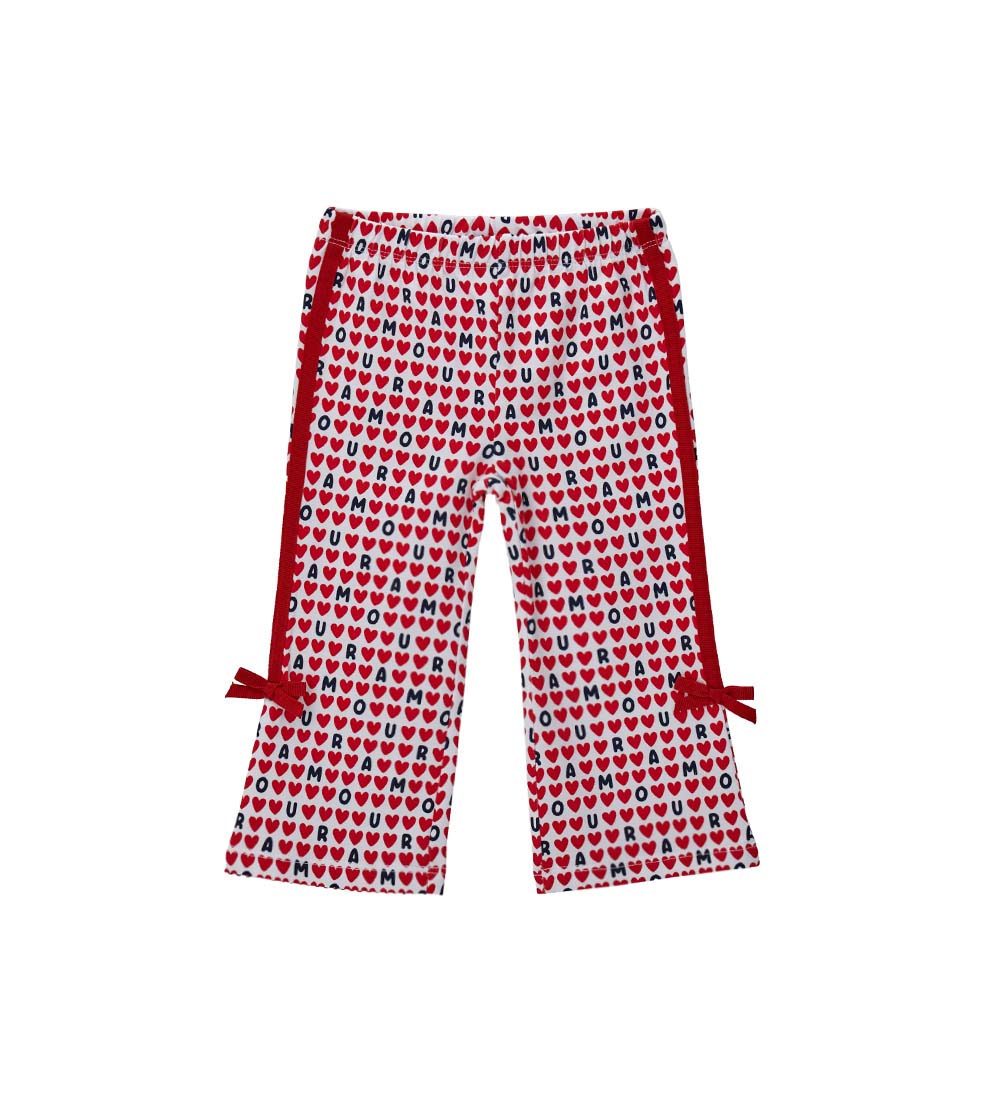 Girl - Flared leggings Red 9 - 12 M
