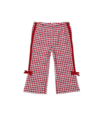 Girl - Flared leggings Red 9 - 12 M