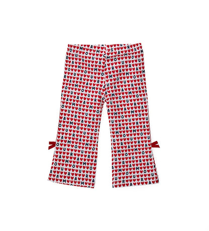 Girl - Flared leggings Red 9 - 12 M