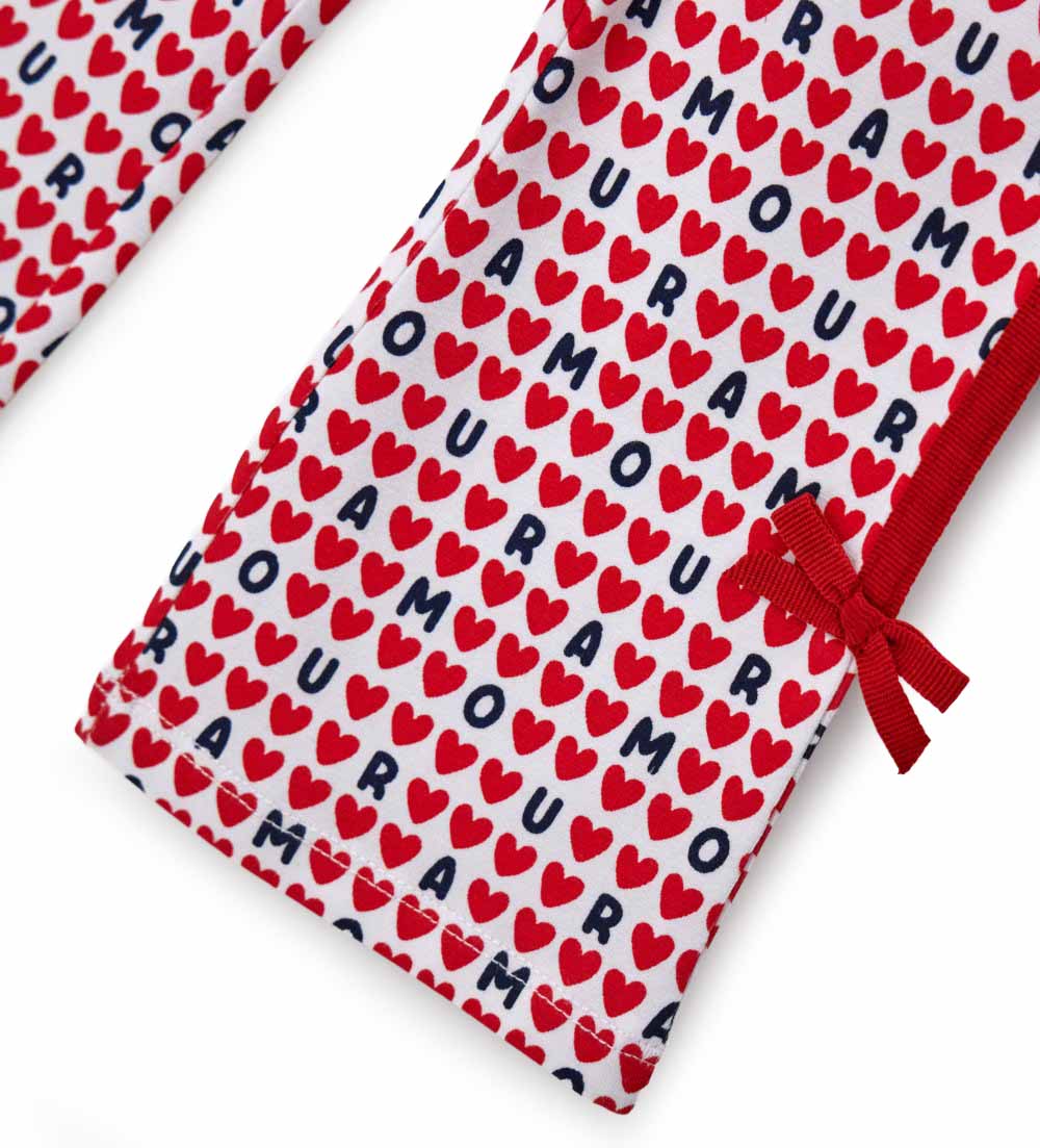 Girl - Flared leggings Red 9 - 12 M