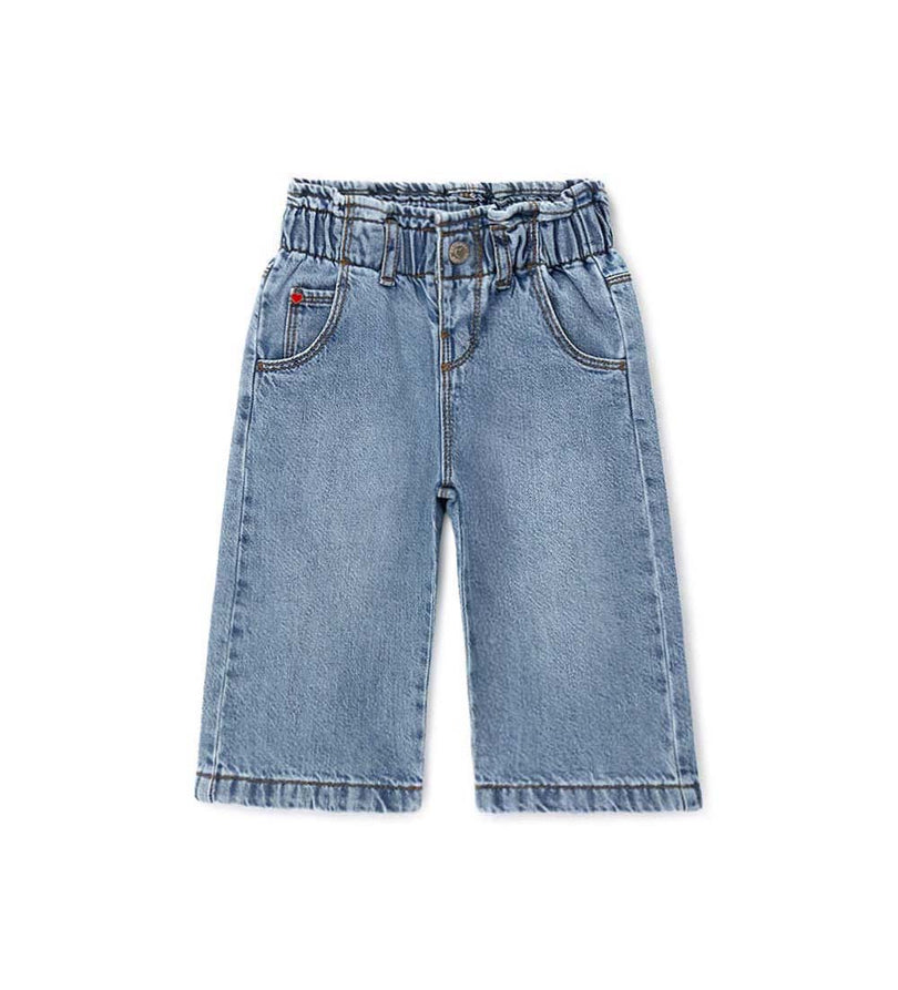 Girls' Jeans with heart pockets in Denim - 9 - 12 M | Original Marines UAE