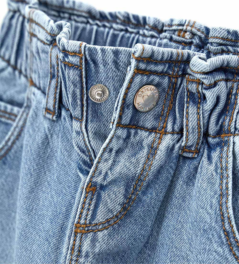 Girls' Jeans with heart pockets in Denim - 9 - 12 M | Original Marines UAE