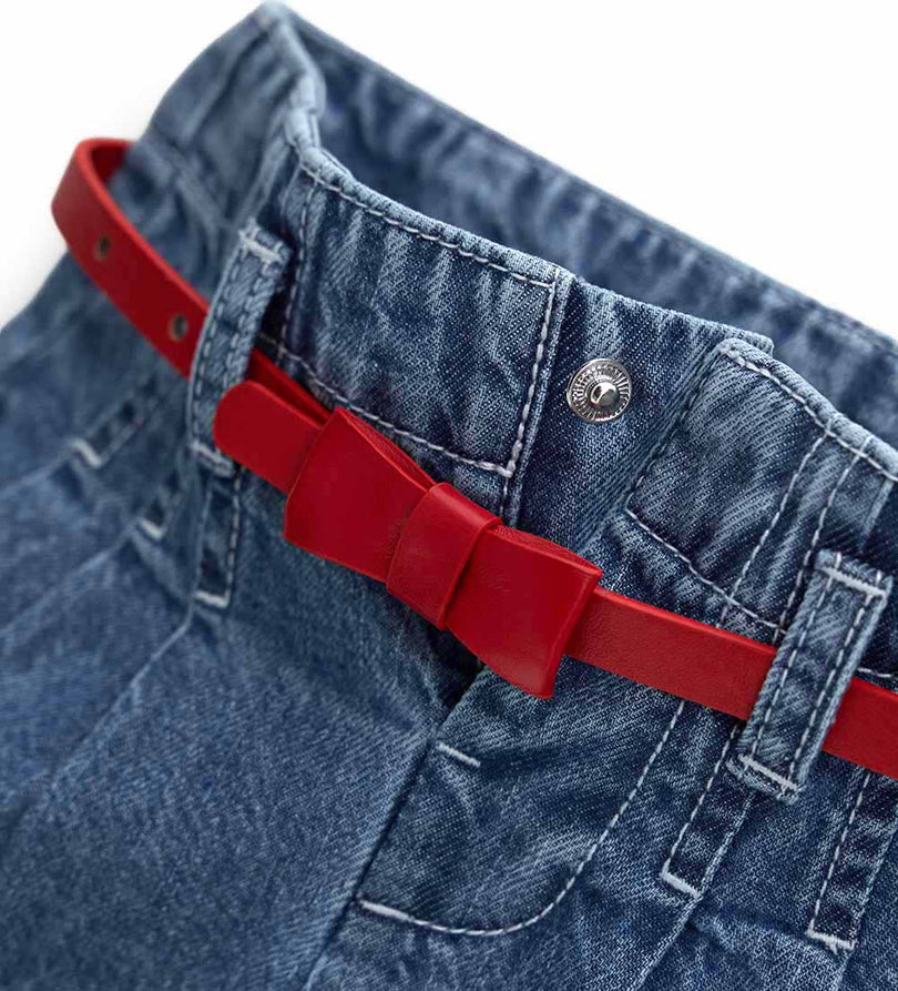 Girls' Denim bermuda shorts - 9 - 12 M | Original Marines UAE