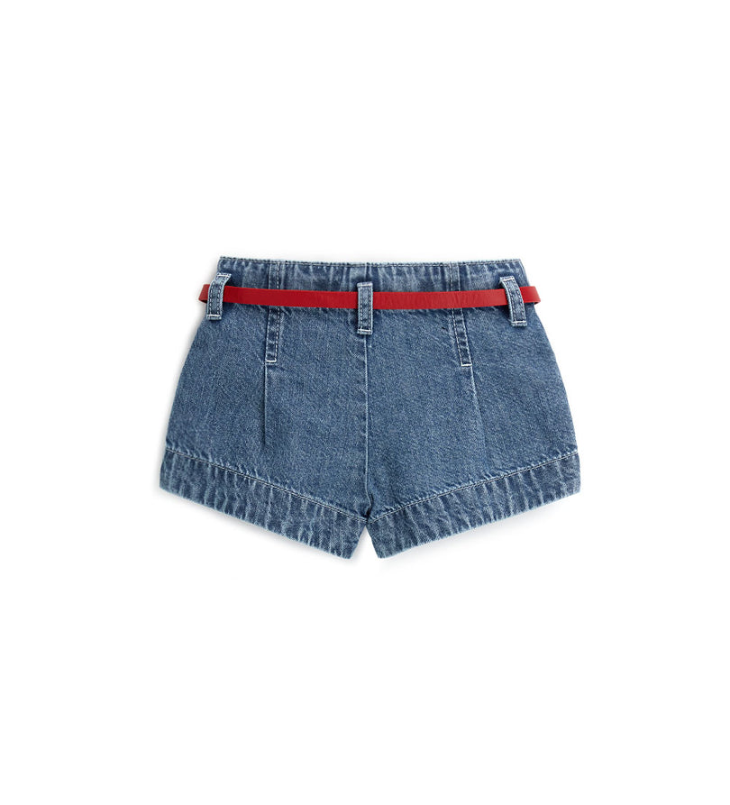 Girl - Belted bermuda shorts