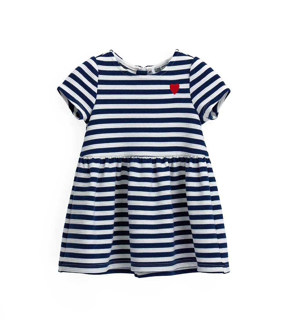 Girl - Jersey dress 9 - 12 M Blue