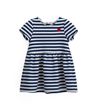 Girl - Jersey dress 9 - 12 M Blue