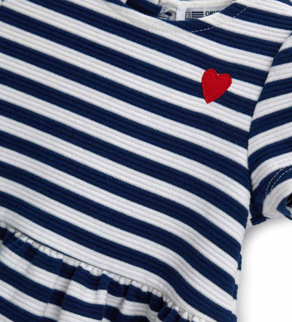 Girl - Jersey dress 9 - 12 M Blue