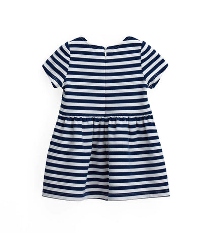 Girl - Jersey dress 9 - 12 M Blue