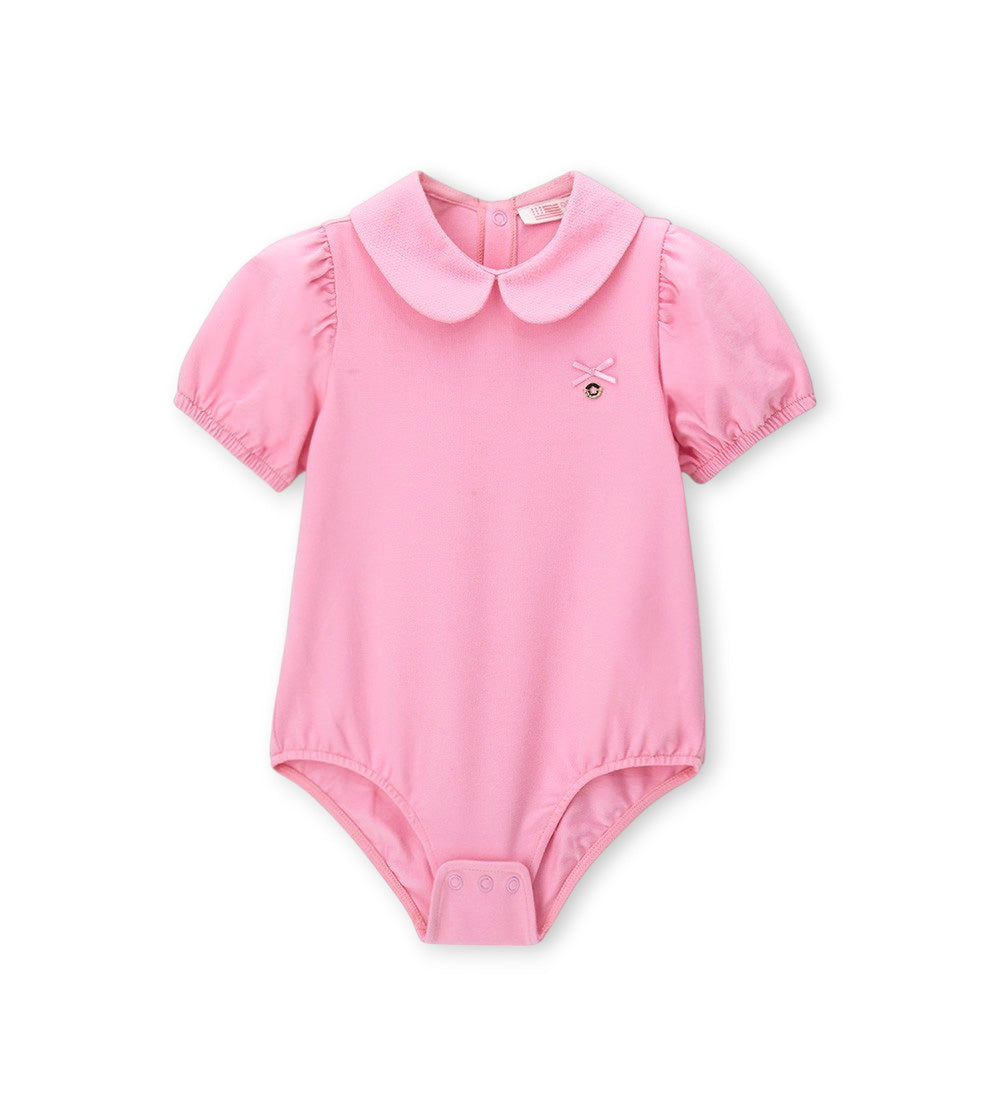 Girl - Bodysuit with Bow 9 - 12 M White