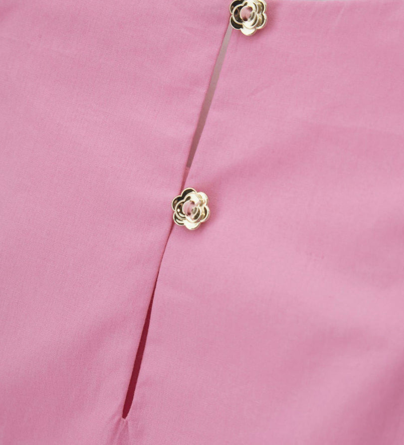 Girl - Ruffled Blouse 9 - 12 M Pink
