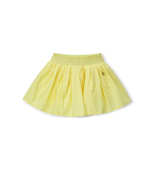 Girl - Skirt with charm 9 - 12 M Yellow