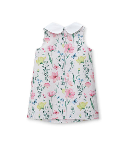 Girl - Floral dress 9 - 12 M Pink