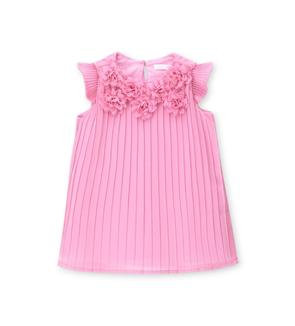 Girl - Floral dress 9 - 12 M Pink