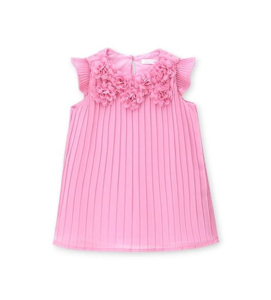 Girl - Floral dress 9 - 12 M Pink