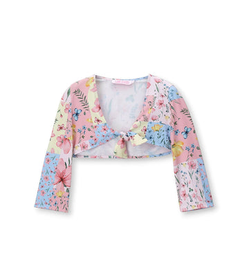 Girl - Viscose shrug 9 - 12 M Pink